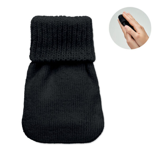 WARMMUFF - Handvärmare stickad polyester
