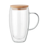 TEROL - Dubbelväggig glasmugg 450 ml