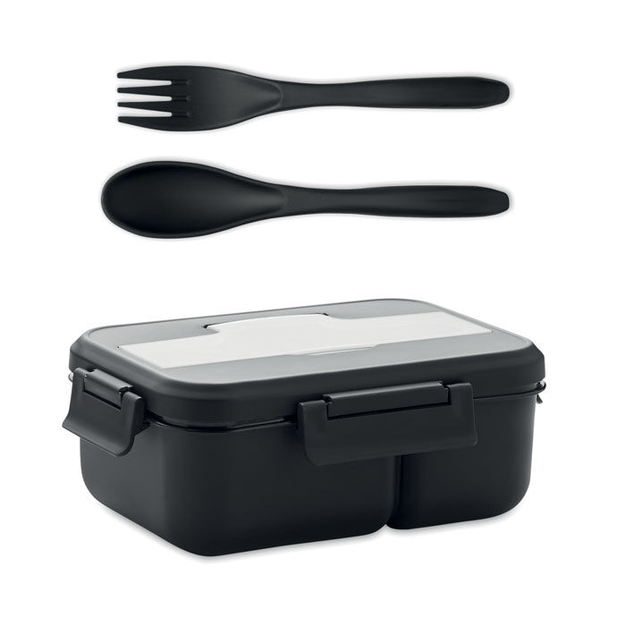 mo6646-03.jpg MAKAN - Lunchlåda med bestick i PP - Bild 1
