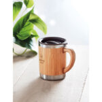 MOKKA - Mugg rostfritt och Bambu 300ml - Bild 4